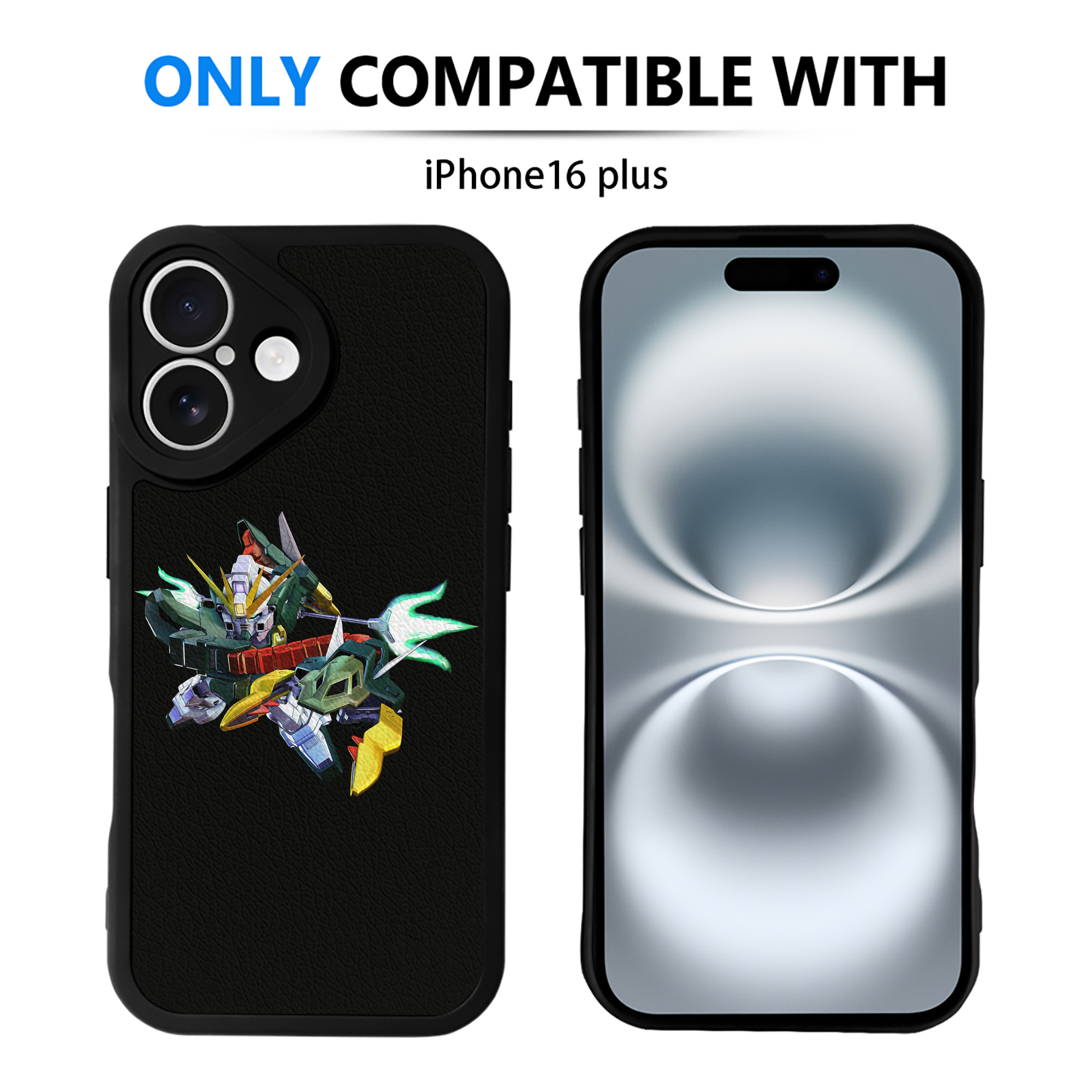 （画像用） 機動戦士ガンダム Mobile Suit Gundam 【iPhone 16シリーズ対応】シリコンスマホケース（レザー調） 材質：シリコン